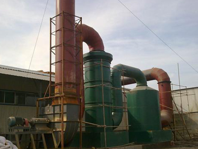 山东五莲铜铅冶炼厂二氧化硫处理设备流程图